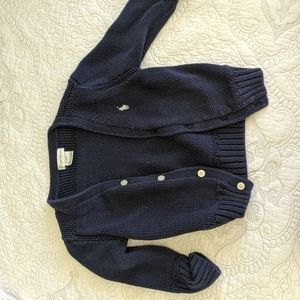 Ralph Lauren Navy Cardigan 18M